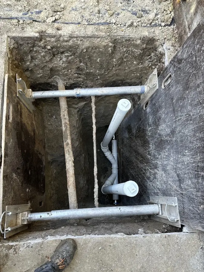 Experienced plumber completing Gas Line Repair work in Sterling Heights